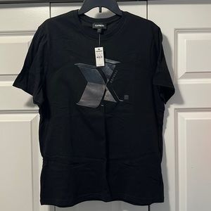 Men’s express t-shirt with dual colored x